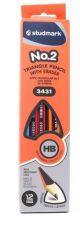 Studmark Triangle Pencil No.2 12pc
