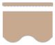 Light Brown Scalloped Border Trim
