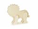 Wood DIY Standing Animals Lion 6